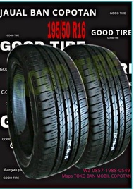 ban mobil 195-50-16 Ring Rim R16 Copotan second bekas BRIDGESTONE