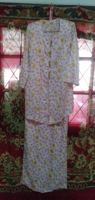 New...ชุดเดรสอิสลาม เสื้อ + กระโปรง  อก 36 นิ้ว