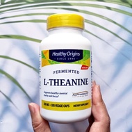 L-Theanine AlphaWave® 100 mg 180 Veggie Capsules (Healthy Origins) ธีอะนีน Supports Relaxation Calm