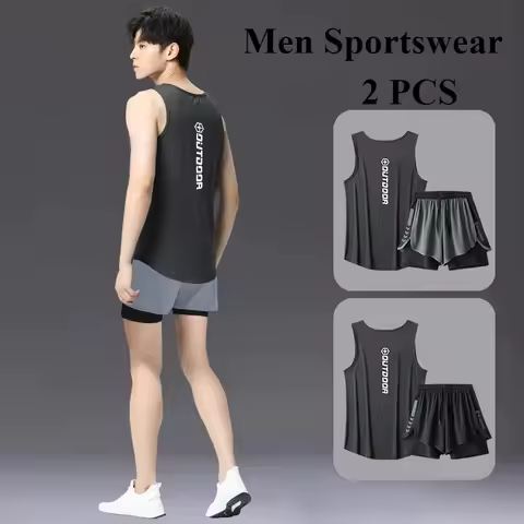 Summer Compression Sport Suit Quick Dry Running Set Clothing Sports Outdoor Joggers Training Gym GYM