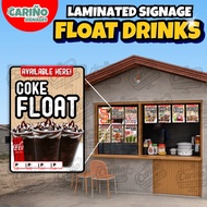 Cariño - Trending Coke Float Signage | DutchMill Float | Chuckie Float | Tarpaulin for Food Store