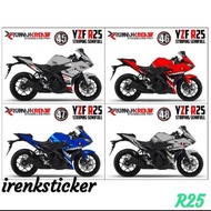 Yamaha R25 striping / yzr R25 striping / r 25 striping / R25 decal / R25 variations / Yamaha R25