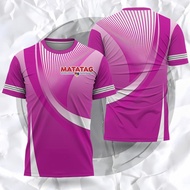 2024 Brand New Sublimation Shirt Women's Purple Teacher Uniform Matatag Shirts