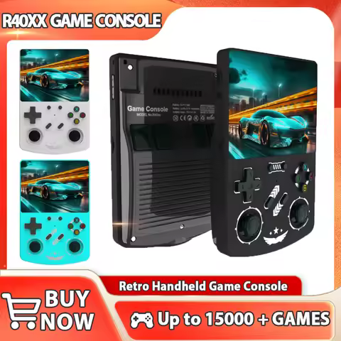 R40XX Retro Handheld Game Console Open-Source Built-in WIFI 1024*768 4.2 Inch IPS Screen Pocket Vide
