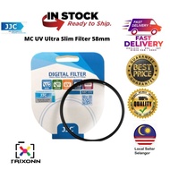 🔥READY STOCK🔥 JJC A+ F-MCUV58 MC UV Ultra Slim Filter 58mm for Camera Lens (Japan AGC Glass)