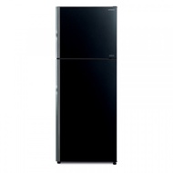Global House HITACHI ตู้เย็น 2 ประตู 14.4 คิว R-VGX400PF-1 GBK สีกระจกดำ รับประกันของเเท้