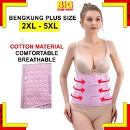 Bengkung Bersalin Plus Size [2XL - 5XL] / Korset Bersalin [ Kain Cotton ] Postpartum Shapewear