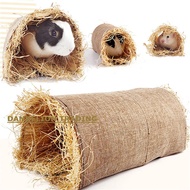 【DANDELION】Guinea-Pig Rabbit Hideaway Toys Grass Straw Bunny Toy Tunnel Hamster Accessories for Chin