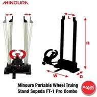 Minoura Portable Wheel Truing Stand Bicycle FT-1 Pro Combo Original