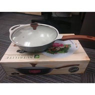 CHEFOLOGY MARBLE CERAMIC 32 CM WOK