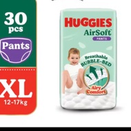 HUGGIES AirSoft Pants Diapers XL 30pcs Breathable and soft diapers for baby