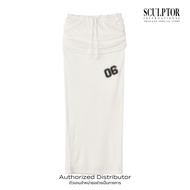 SCULPTOR® กระโปรง Shirring Layered Maxi Skirt