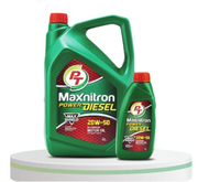 PT Maxnitron Power Diesel 20W-50 น้ำมันเครื่อง น้ำมันเครื่องเกรดรวม ขนาด 6 ลิตรแถม 1 ลิตร