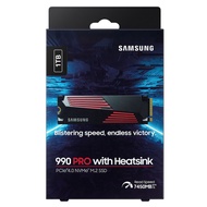 Samsung 990 PRO 1TB PCIe 4.0 NVMe M.2 2280 SSD with Heatsink - PS5 Compatible