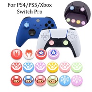 ส่องสว่าง Thumb Stick Grip หมวกจอยสติ๊กฝาครอบ Thumbstick สำหรับ PlayStation5 PS5 PS4 PS3สวิทช์ Pro Xbox Controller