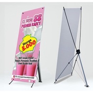 X BANNER 160x60cm FIBER Frame Print Albatross FLEXY Fast