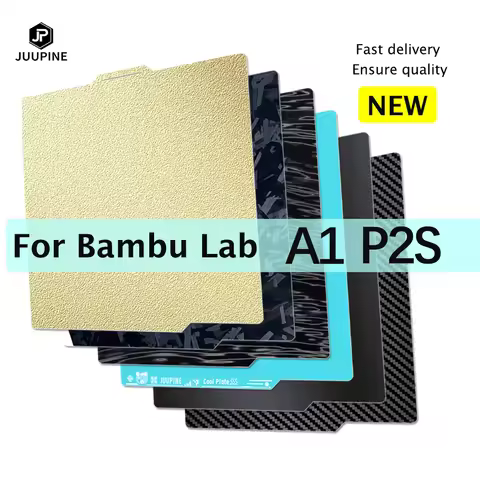 For Bambulab A1 Build Plates upgrade P2S Plate Smooth Texture Double Sided Black Coloful Flexible Re