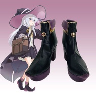 Anime Game Majo no Tabitabi/The Journey of Elaina Elaina cosplay shoes Fashion Cosplay Unisex Boots 