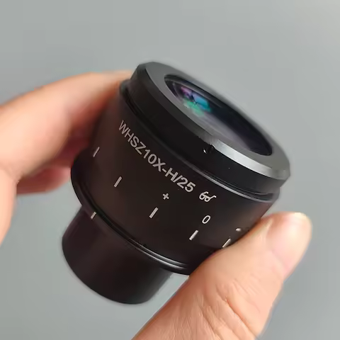 2PCS Microscope Auxiliary Eyepiece WHSZ10X-H/22MM 25MM Wild Field For Olympus Stereo Binocular Trino
