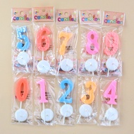 P17 Number Candles Birthday Random Colors
