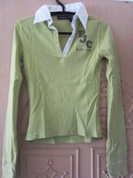 Ralph Lauren 草綠色 Polo 長袖衫 XS