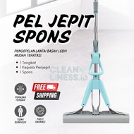 28cm Automatic Folding Floor Mop with Wringer | AUTOMATIC WRING SPONGE MOP FOR HOME FLOOR CLEANER