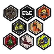 EDC Ranger Eye Small Hexagon Embroidery RE Patch