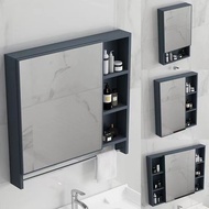 Bathroom Mirror Cabinet Space Aluminum With Towel Bar Mirror Cabinet Small Household Combination Bat