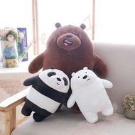 JEREMY1 We Bare Bears Animation Cuddly Plush Pillow Home Decoration Three Bear Cartoon Doll Plush Doll