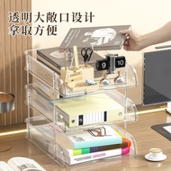 B. b. Desktop Shelf Book Storage Rack File Desk Office Multi-Layer Storage Box Space Utilization Han