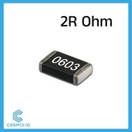 Resistor 2 Ohm 2Ohm 2R 0603 SMD SMT SMD0603