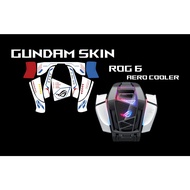 ROG 6 ROG AeroActive Cooler 6 Wrap Sticker Skin Gundam Design (Sticker Skin Only)