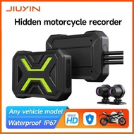 JIUYIN 1080P DVR Dashcam Front Rear Camera Waterproof Video Motorcycle Recorder WiFi Smart Connect