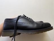 Dr. Martens 3989 無線版 男裝黑色 brogue 皮鞋