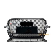 Q5 RSQ5 Gloss black ABS Material Front Bumper Mesh Grill With Bottom Frame For Audi Q5 SQ5 bodykit 2