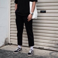 Black Angkle Pants- 4cm- ankle pants- ankle pants- long pants- chino pants- Black pants