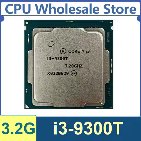 Intel Core I3-9300T 4 Core 4 Thread 3.2GHz 35W 8MB Cache 14nm LGA1151 SRCZW DDR4-2400 Mhz Coffee Lak