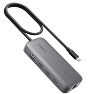 Inateck HDMI Docking Station 4K 60Hz, USB C Video+Data, 100W PD,10 in 1 USB 3.2 Type C Hub, 2 USB 3.
