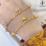[Gold & Co] Emas 916 New Rantai Tangan Fashion Gantung Love viral (1C/2C) 8.xx grams Gold 916 Emas T