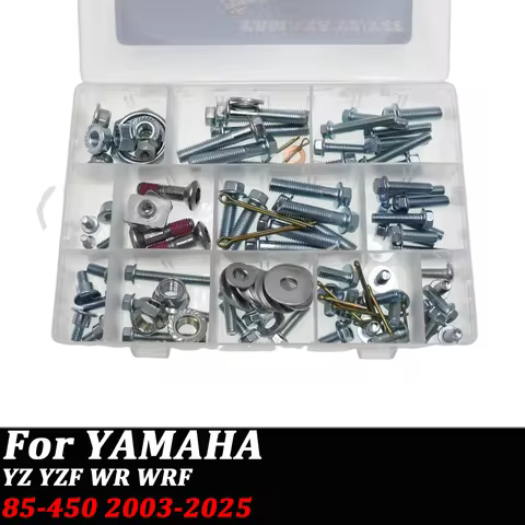 Motocross screw Hardware Bolt Full Plastics Fastener Kit For Yamaha YZ65 YZ85 YZ125YZ250 YZ450 WR250