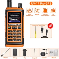 FGTRE Baofeng UV-17 PRO GPS สายอากาศ999CH เครื่องรับส่งวิทยุไร้สายแบบคัดลอกความถี่ Type-C ที่ชาร์จ N