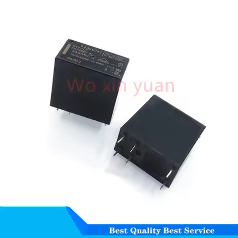 5PCS/LOT 24V Relay F4AK024T 24VDC 5A 6Pins = HF42F-024-2HST