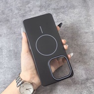 Casing for vivo iQOO 12 5G iQ00 iQOO12 V2307A Phone Case Magnetic Wireless Fast Charging Car Holder 