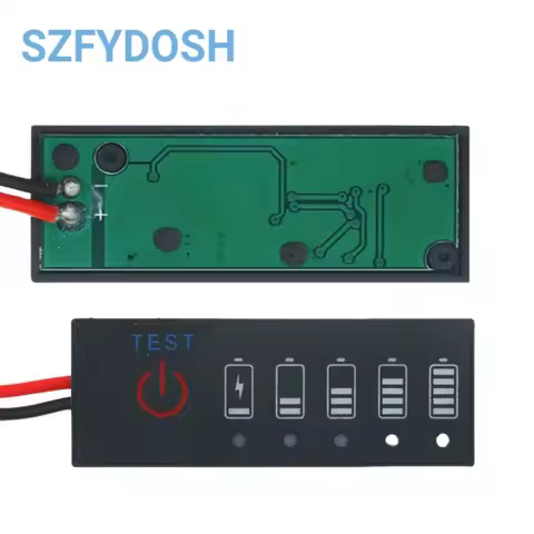 1S 2S 3S 4S 5S 6S 7S 3.7V-29.4V 18650 Li-ion Lipo Lithium 12V Battery Level Indicator Tester Capacit