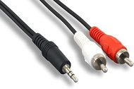 Kentek 25 Feet Ft 3.5mm AUX Auxiliary Male to RCA RW Red White Male M/M Cable Cord Stereo Audio for 