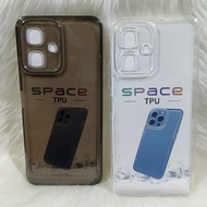 Soft Case Casing Original Space Infinix Smart 10 4G/Tecno Sprak Go 2 Silicone Clear Transparent Back