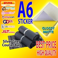 High Quality A6 Sticker Paper Shipping Sticker FRAGILE Sticker / Flyer Courier Packaging Bag Bag Kur