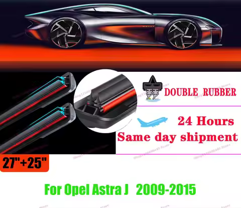 For Opel Astra J Double rubber Wiper 2009-2015 2010 2011 2012 2013 2014 Windscreen Windshield Window