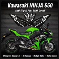 Tank Pad Motorcycle Stickers Decals Protector Accessories For kawasaki Z650 NINJA650 NINJA 650