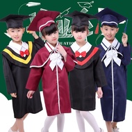 Kindergarten Graduation Clothes Children's Doctoral Clothes Preppy Style Doctoral Clothes Primary Sc